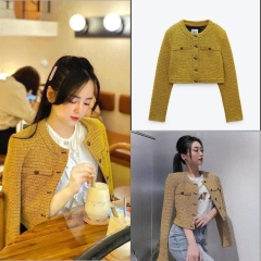 Áo khoác dạ tweed dáng ngắn Zara Auth New Tag có sẵn 2674/712 2674712