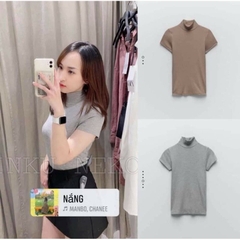 Áo thun vải nhẹ cổ tròn Zara Auth New tag có sẵn 0264/088 0264088