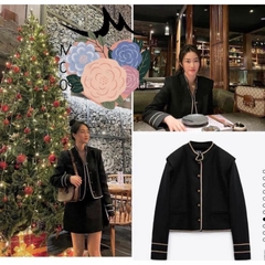 Áo khoác dạ blazer dáng ngắn Zara Auth New Tag có sẵn 2010/733 2010733