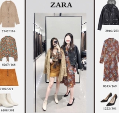 Váy lụa cổ V dáng dài nơ cổ vạt xẻ trước Zara Auth New Tag có sẵn 8333/169 8333169