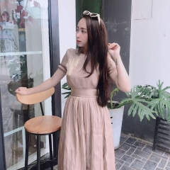 Váy dáng dài đai eo Zara Auth new tag có sẵn 4387/033 4387033