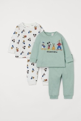 Set bộ bé trai dài tay 4 món Mickey H&M Auth New Tag có sẵn 0532229047