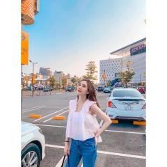 Áo kiểu hai dây bồng Zara auth new tag có sẵn