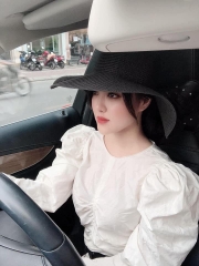 Áo blouse chun ngực dáng crop Zara Auth New Tag có sẵn 8245/115 8245115
