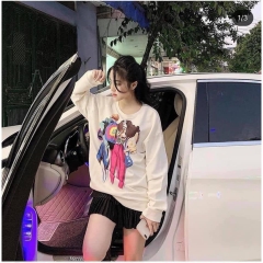 Áo nỉ dài tay dáng dài Zara auth new tag có sẵn