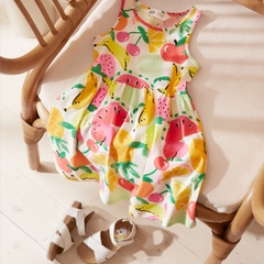 Váy thun không tay chất liệu cotton họa tiết Fruits H&M Auth New Tag có sẵn 0739659037