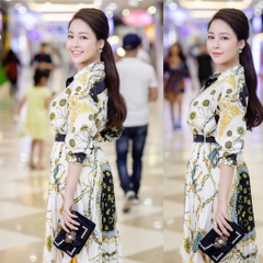 Áo sơ mi lụa họa tiết sang trọng Zara Auth New tag có sẵn 8059/716 8059716
