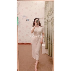 Váy len mỏng dáng dài cổ Polo Zara Auth New tag có sẵn 6050/310 6050310