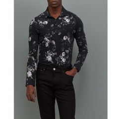 Áo sơ mi dáng ôm họa tiết H&M auth new tag có sẵn 0790929003