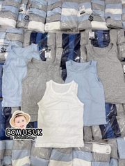 Set 5 áo ba lỗ bé chất liệu 100% cotton George Auth New Tag có sẵn 574/5741