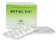 Bitalvic Mebiphar (Hộp 10 vỉ x 10 viên) (T/112H)