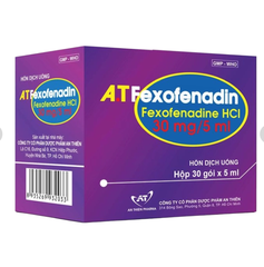 A.T Fexofenadin An Thiên (Hộp 30 gói x 5ml) (T/84H)