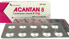 Acantan 8 (Candesartan cilexetil 8mg) An Thiên H/30V T/285H