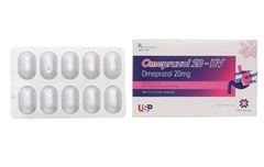 Omeprazol 20mg HV Usp (Hộp 10 vỉ x 10 viên) (T/62H)