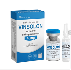 Vinsolon 40mg - Hộp 01 lọ + 01 ống DM