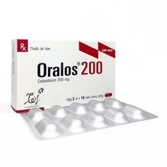 Oralos 200 Cap Trust Farma (Hộp 03 vỉ x 10 viên) (T/108H)