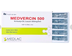 Medvercin 500 Medlac (Hộp 10 ống x 5ml IV) (Rx)
