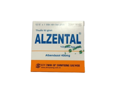 Alzental 400 Shinpoong (Hộp 10 vỉ x 1 viên)
