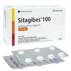 Sitagibes 100 Agimexpharm (Hộp 4 vỉ x 7 viên) (T/168H) (Rx)