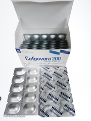 Cefpovera 200 Tab Trust Farma (Hộp 10 vỉ x 10 viên) (T/48H)