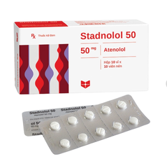 Stadnolol 50 Stella (Hộp 10 cỉ x 10 viên)