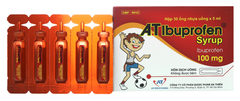 Ibuprofen syrup A Thiên (Hộp 30 ống x 5ml) (T/84H)