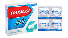 Hapacol 500 sủi DHG (Hộp 04 vỉ x 10 viên)