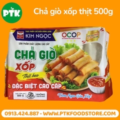 Chả giò xốp thịt heo Kim Ngọc 500g