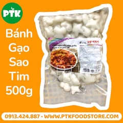 Bánh Gạo Hàn Quốc hoa sao tim (500g)