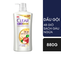 Dầu gội Clear 48 giờ sạch gàu ngứa 880g