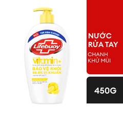 Nước Rửa Tay Lifebuoy Chanh Khử Mùi 450g