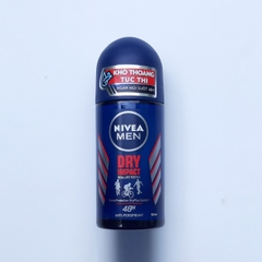 [HCM] Lăn khử mùi nam Nivea Men Dry Impact khô thoáng tức thì 50ml