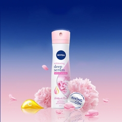 [HCM] Xịt ngăn mùi Nivea serum trắng mịn hương hoa hồng Hokkaido 150ml