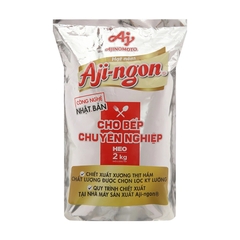 [THÙNG 6 GÓI] Aji-Ngon Hạt Nêm Từ Thịt Heo Gói 2kg