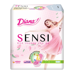 Diana Băng vệ sinh Sensi siêu mỏng không cánh 8 miếng/gói