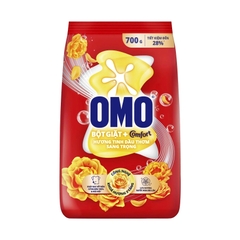 [THÙNG 24 GÓI] Omo Bột Giặt Comfort Hương Tinh Dầu Thơm Sang Trọng Gói 700g