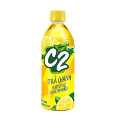 [THÙNG 24 CHAI] C2 Trà Xanh Hương Chanh Chai 355ml