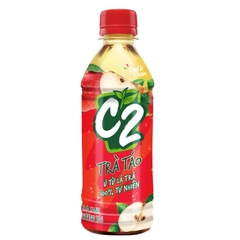 [THÙNG 24 CHAI] C2 Trà Xanh Hương Táo Chai 355ml