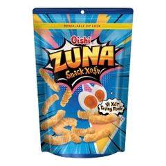 [THÙNG 20] Oishi Snack Xoắn Zuna Xốt Trứng Muối Gói 65g