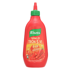 Tương ớt 5 vị cay đậm Knorr chai 450g