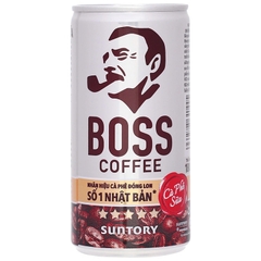 [THÙNG 24 LON] Boss Coffee Cà Phê Sữa Lon 180ml