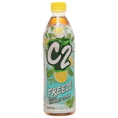[THÙNG 24 CHAI] C2 Freeze Trà Vị Chanh Tuyết Bạc Hà Chai 455ml