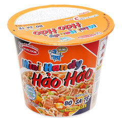 Mì ăn liền Mini Handy Hảo Hảo vị bò sa tế ly 53g