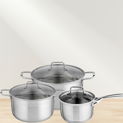 Bộ nồi inox Elmich Smartcook 2101OL size 16, 20, 24cm