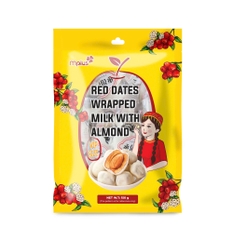Táo đỏ bọc sữa hạnh nhân túi 150g