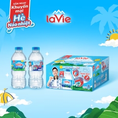 [Thùng 24 chai] La Vie Nước Khoáng Chai 350ml_013119