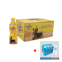 [Combo kèm lốc 12 chai nước tinh khiết] [Thùng 24 Chai] Number 1 Nước Tăng Lực Chai 330ML_070075