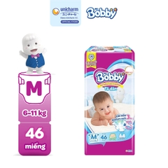 Bobby Tã bỉm dán M46 lõi nén cotton-soft 3mm Cho Bé