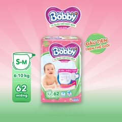 Bobby Tã bỉm quần Mở Một Bên size S-M 62 miếng