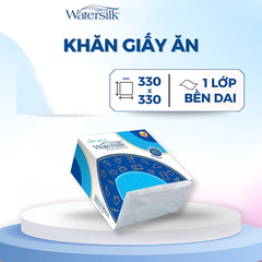 Khăn ăn Watersilk 1 lớp 100 tờ/gói 330 x 330mm